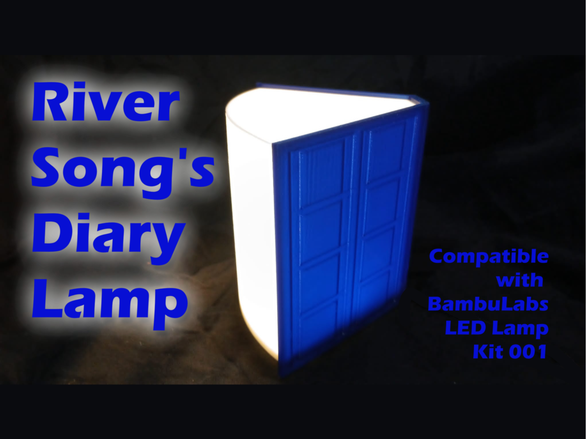 River Song's Diary - Doctor Who Led Lamp (kit 001)