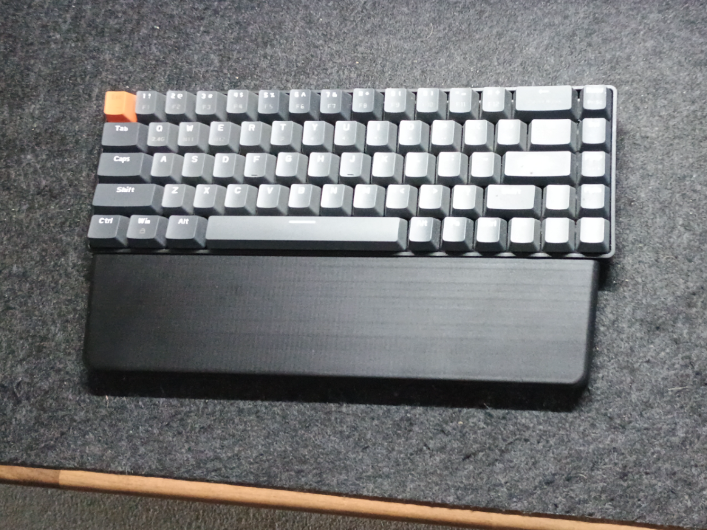 Mechanical keyboard wrist rest 2 variants