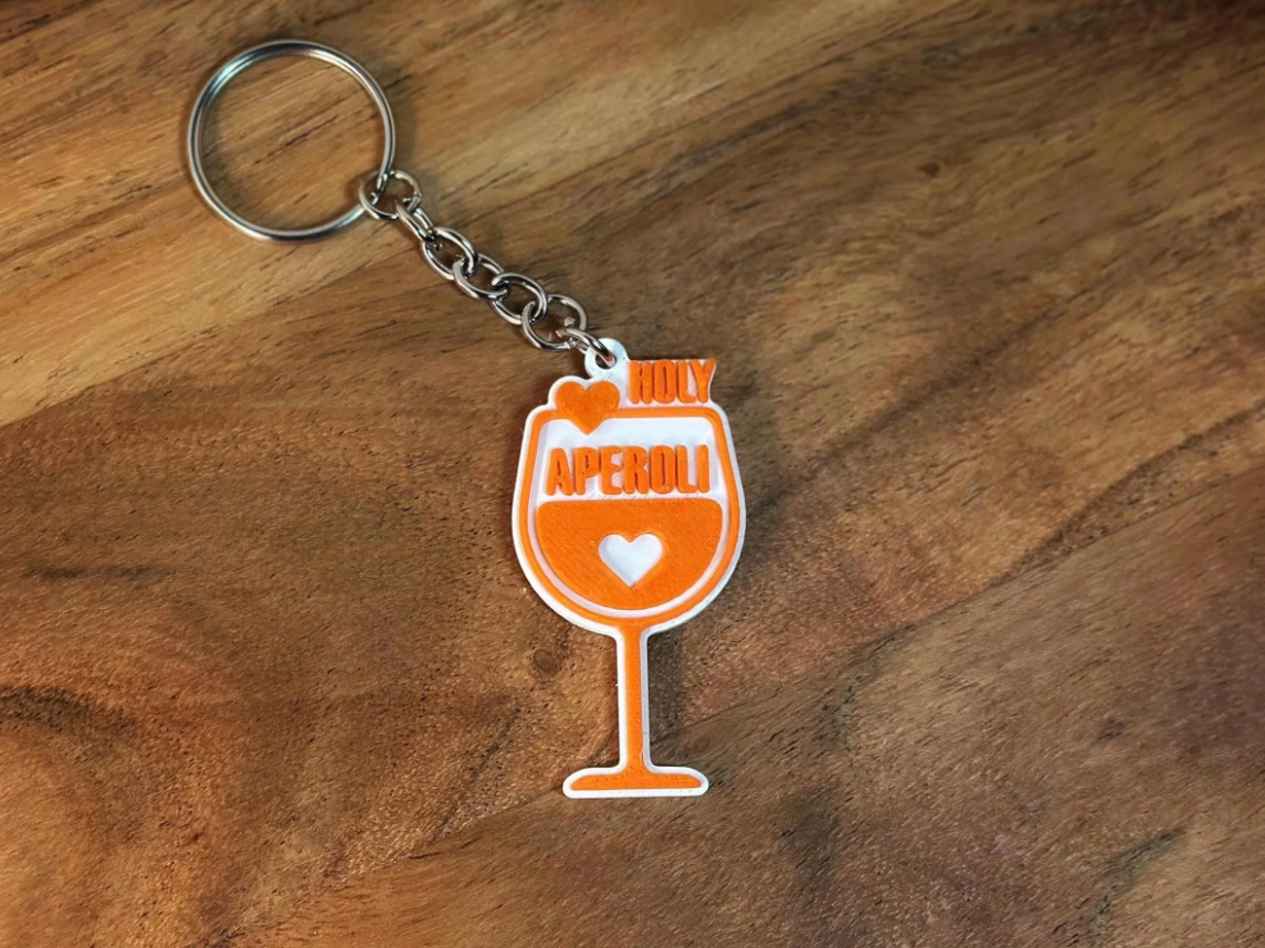 HOLY APEROLI Spritz-/Cocktail Schlüsselanhänger
