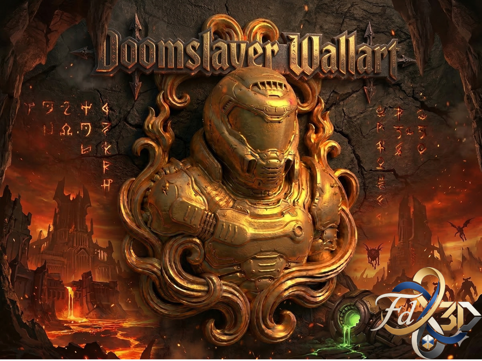 DoomSlayer Wallart