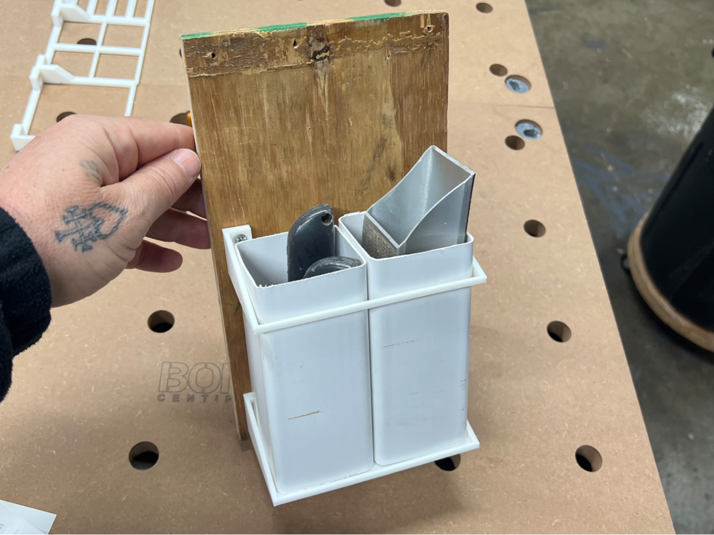 Mini Shelf brackets square gutter & French cleat