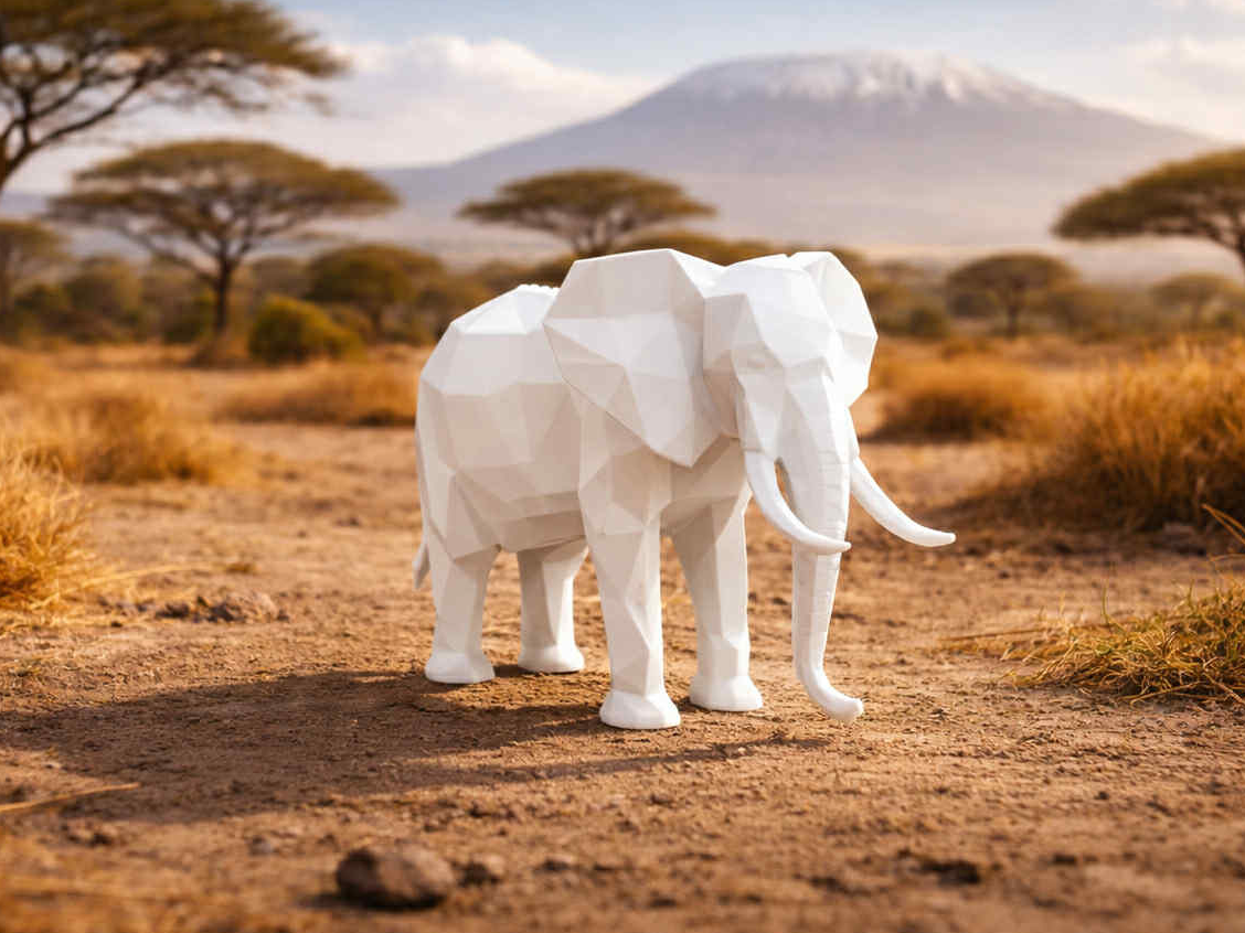 Elephant - Low Poly - Amazing Animal