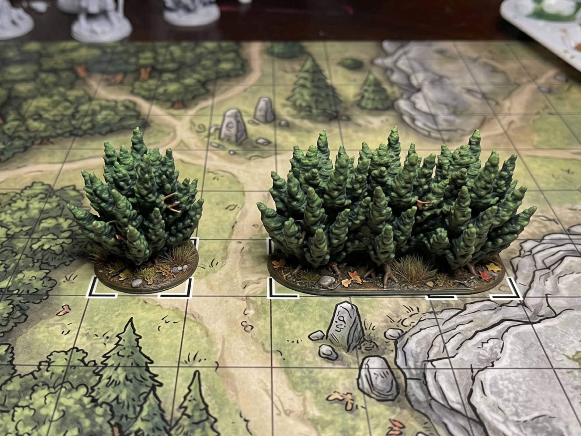 DnD Bushes miniatures (set of 2)