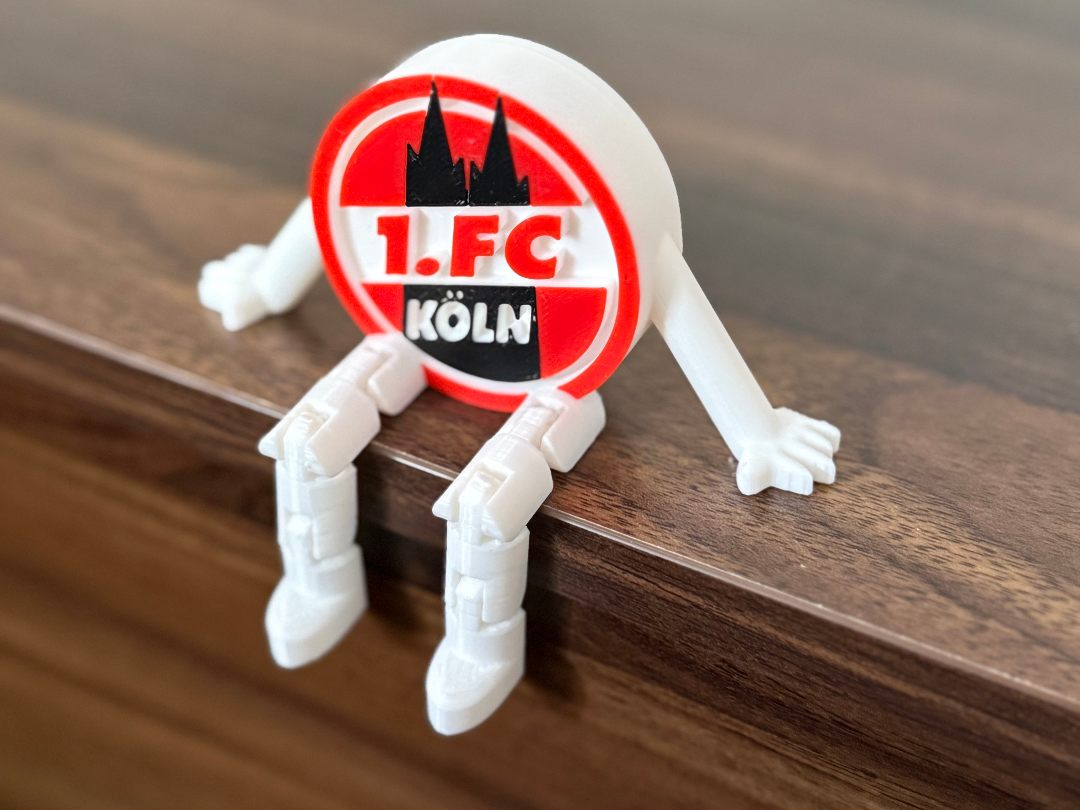 1. FC Köln Logo mit Wackelbeinen