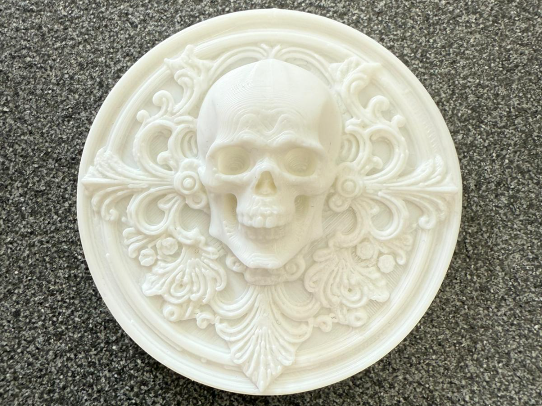 skull relief