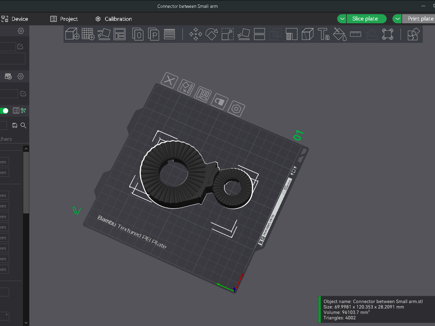 Multifunction connector for small arm