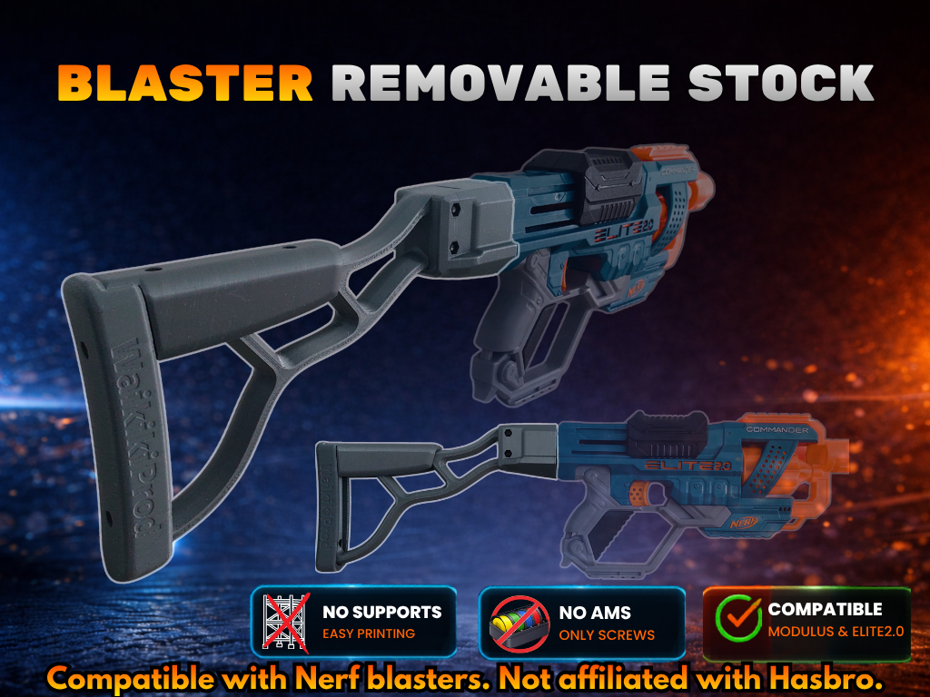 Nerf Elite Removable Stock
