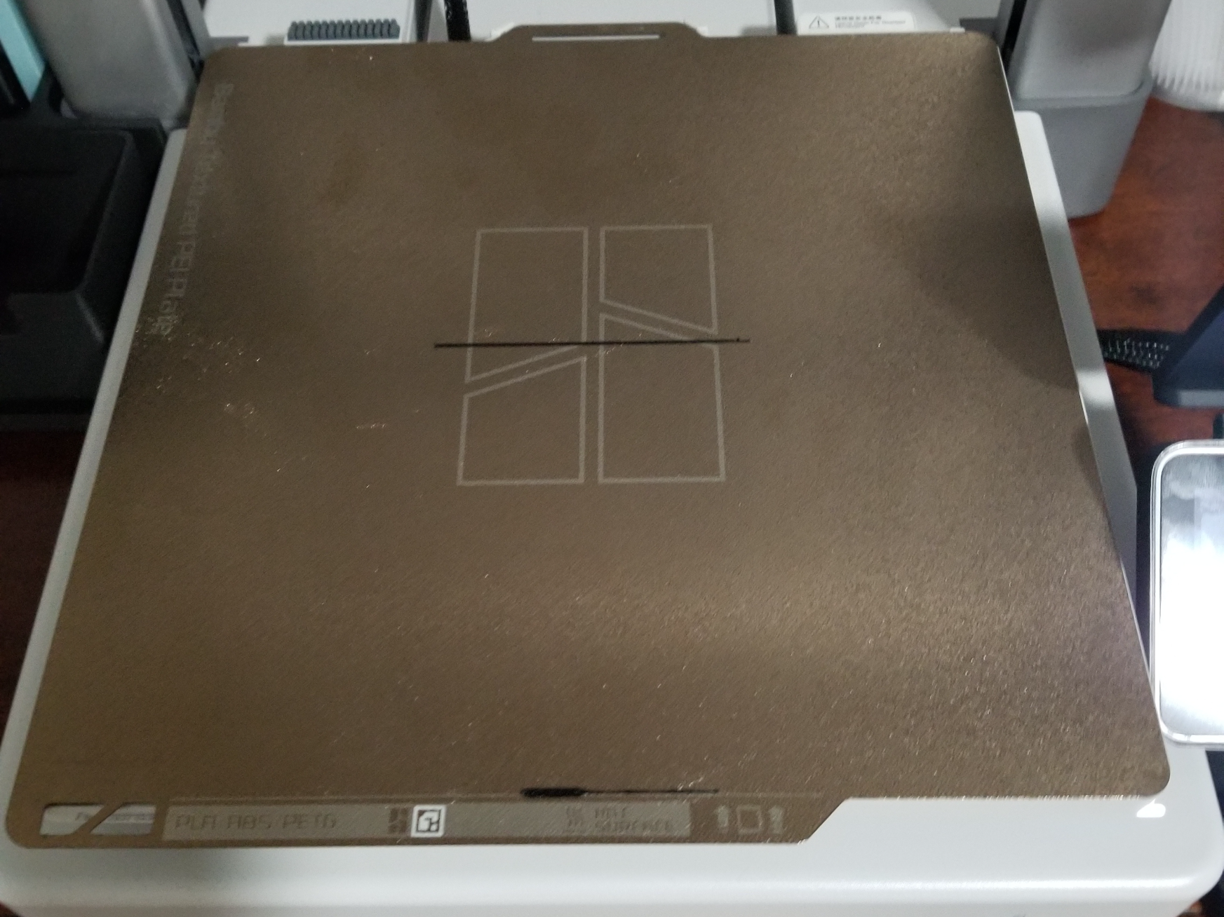 One-Layer Test Line (0 grams)