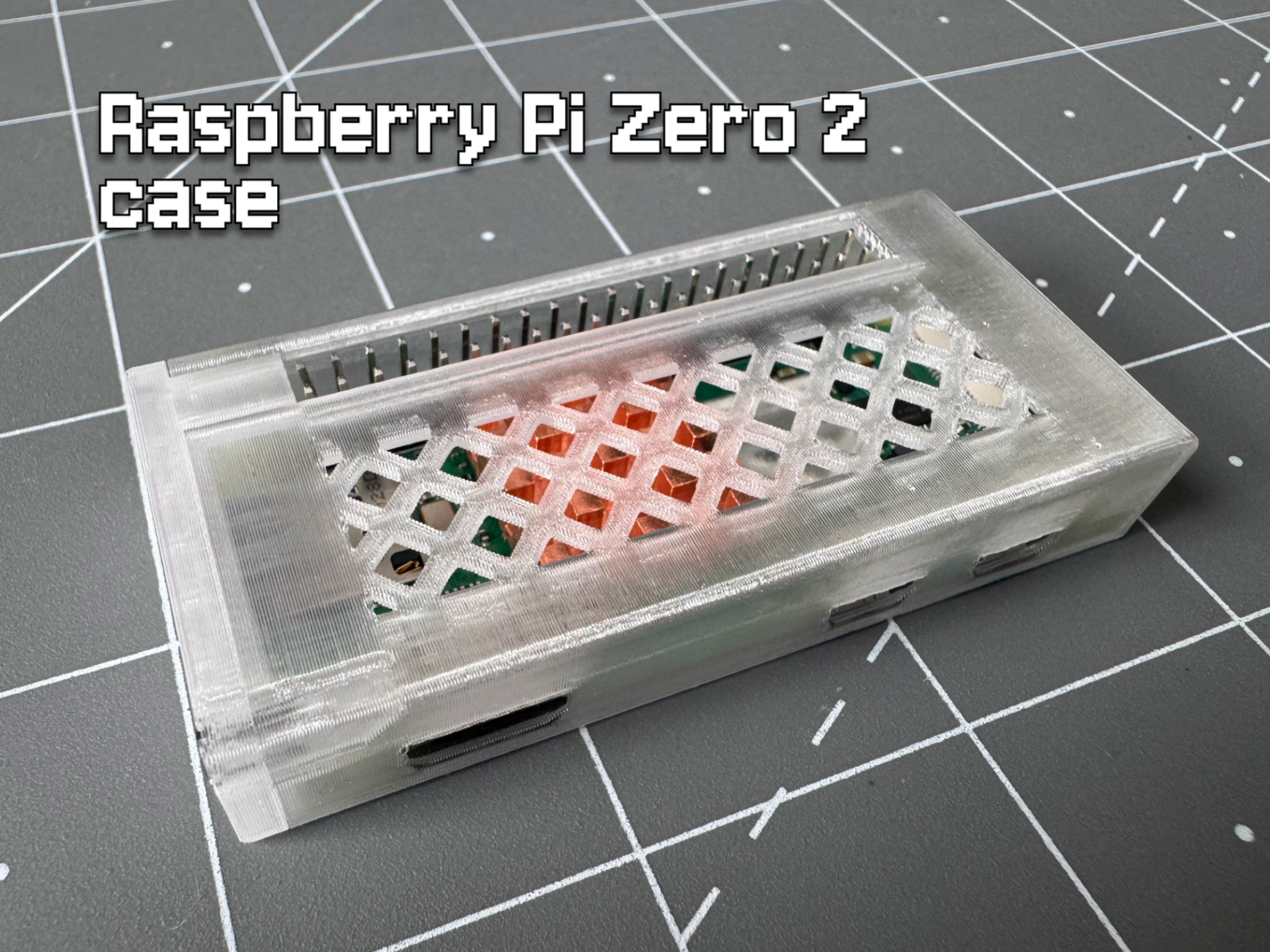 Raspberry Pi Zero 2 case with GPIO