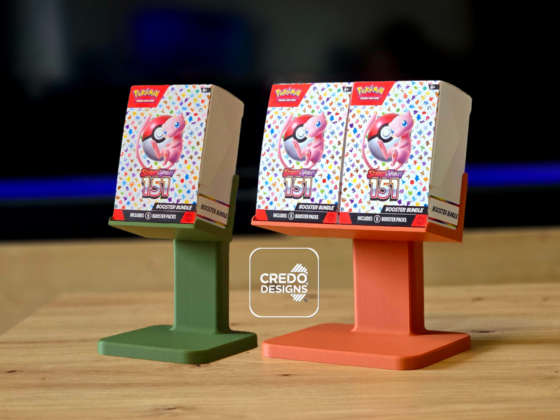 Pokémon 1/2x1 Booster Bundle Modern Display Stand
