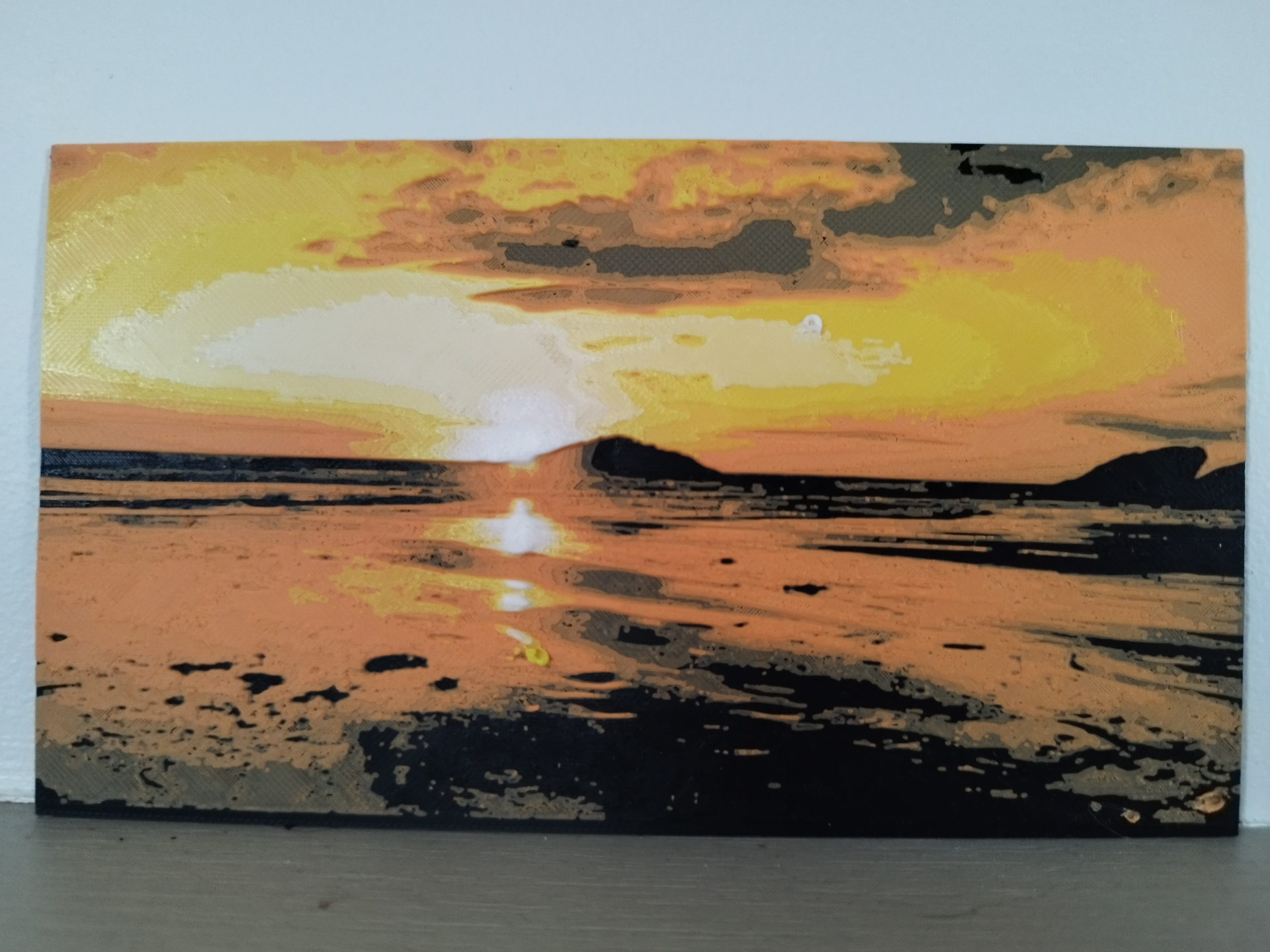 beach sunset hueforge