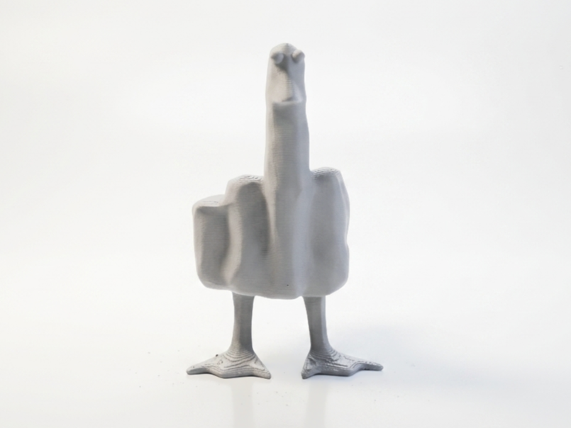 FU Duck Figurine Animal Statue 3D Printable