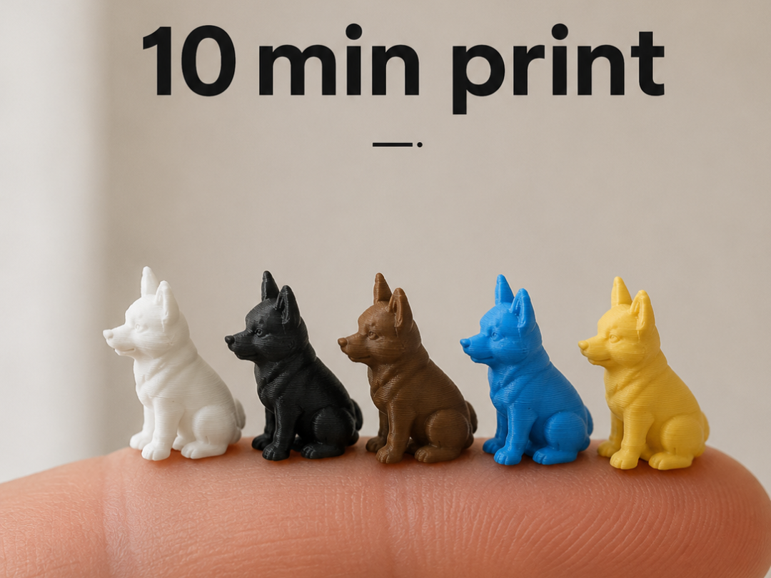 Mini Siberian Husky – Fast Print Detailed Puppy