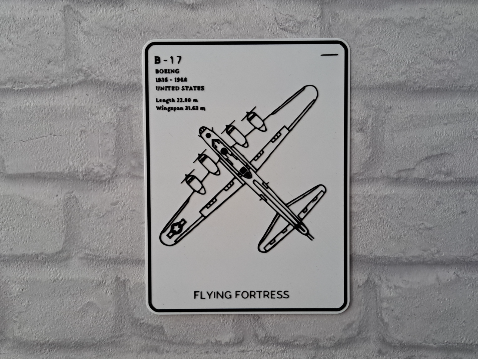 B-17 Flying Fortress - Blueprint