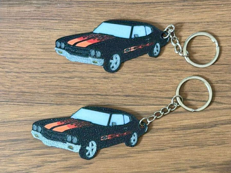 Chevelle ss 70s KeyChain