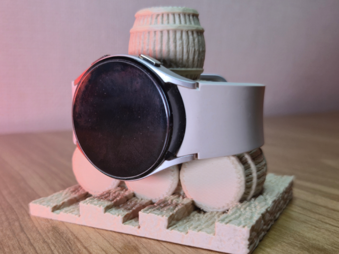 Medieval Barrel Smartwatch Stand