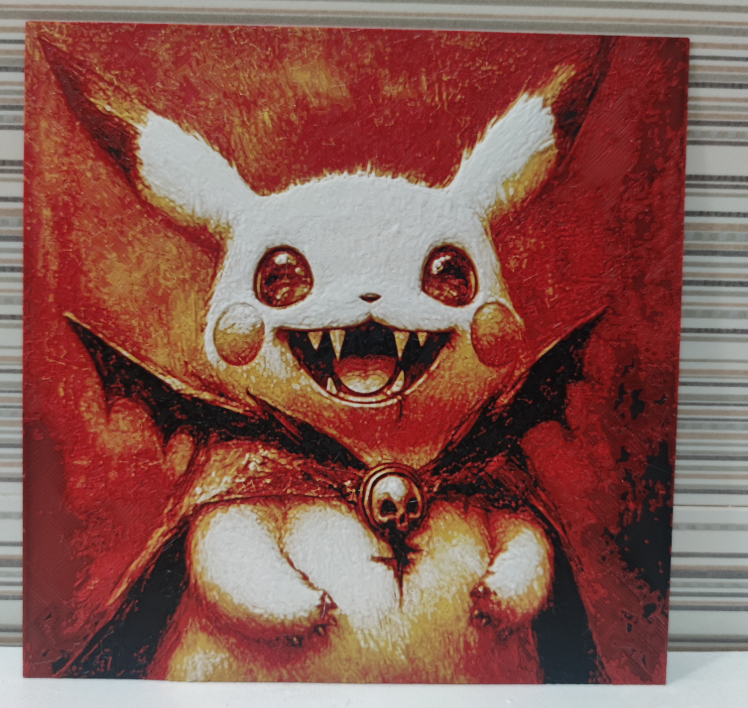 Hueforge Pikachu Drácula