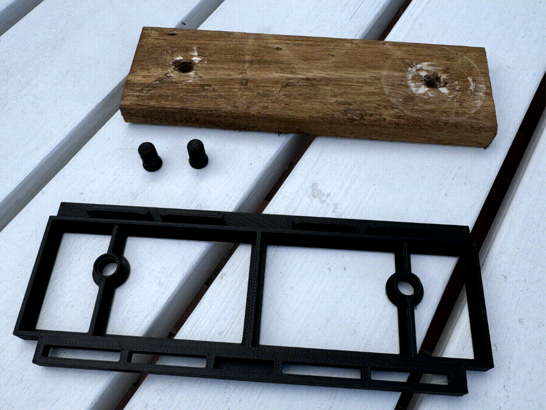 IKEA Runnen wood deck edge