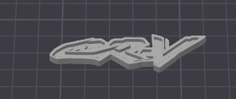 3DPrintBox - Old School Retro Honda CRV Logo