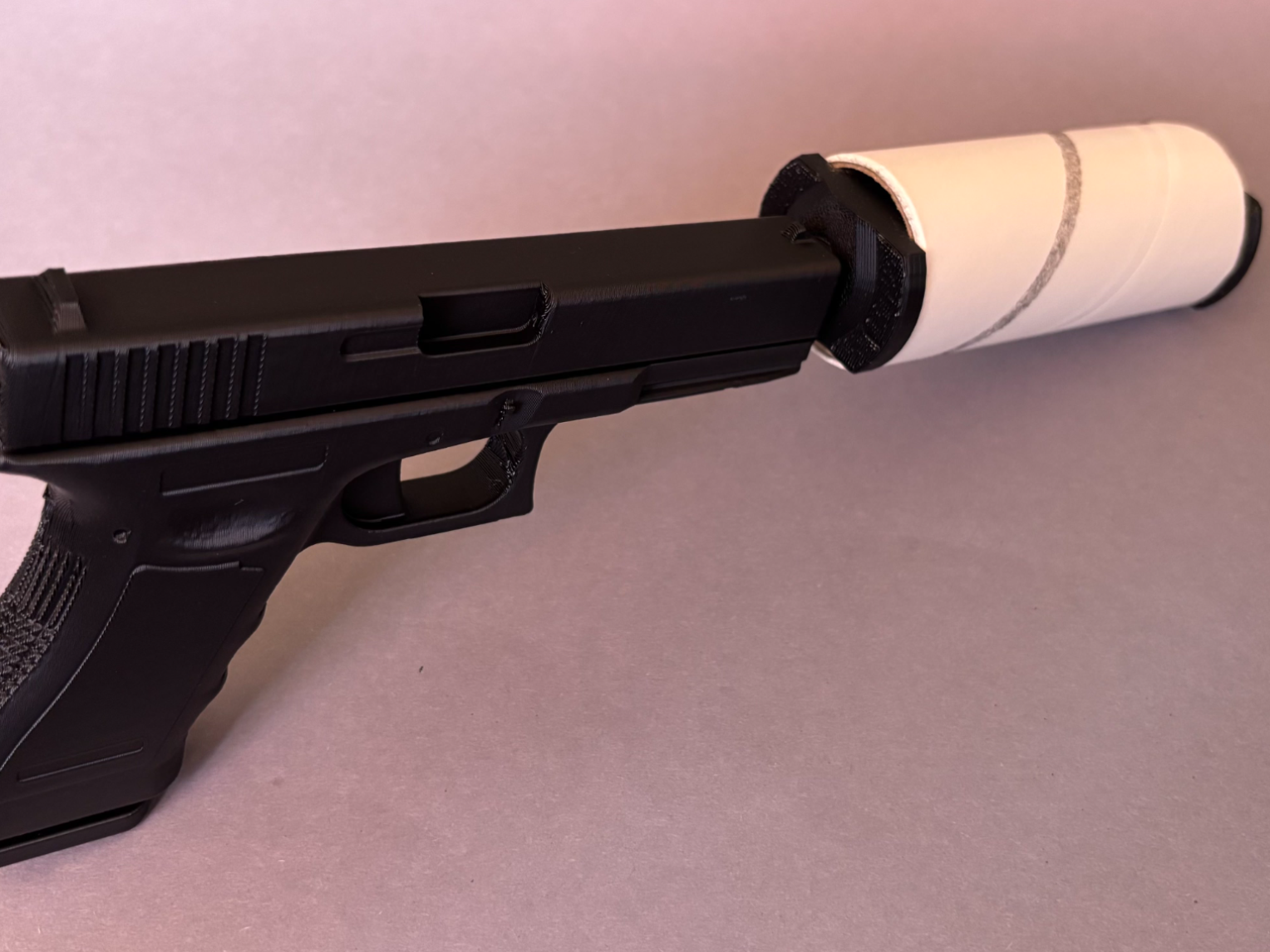 Lint roller gun