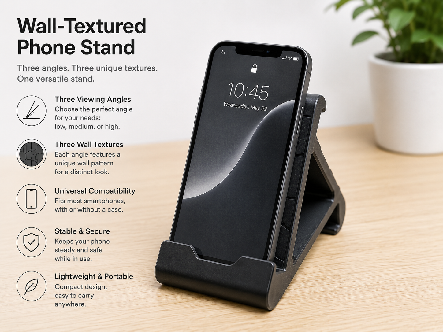 Wall Textured - Phone Stand