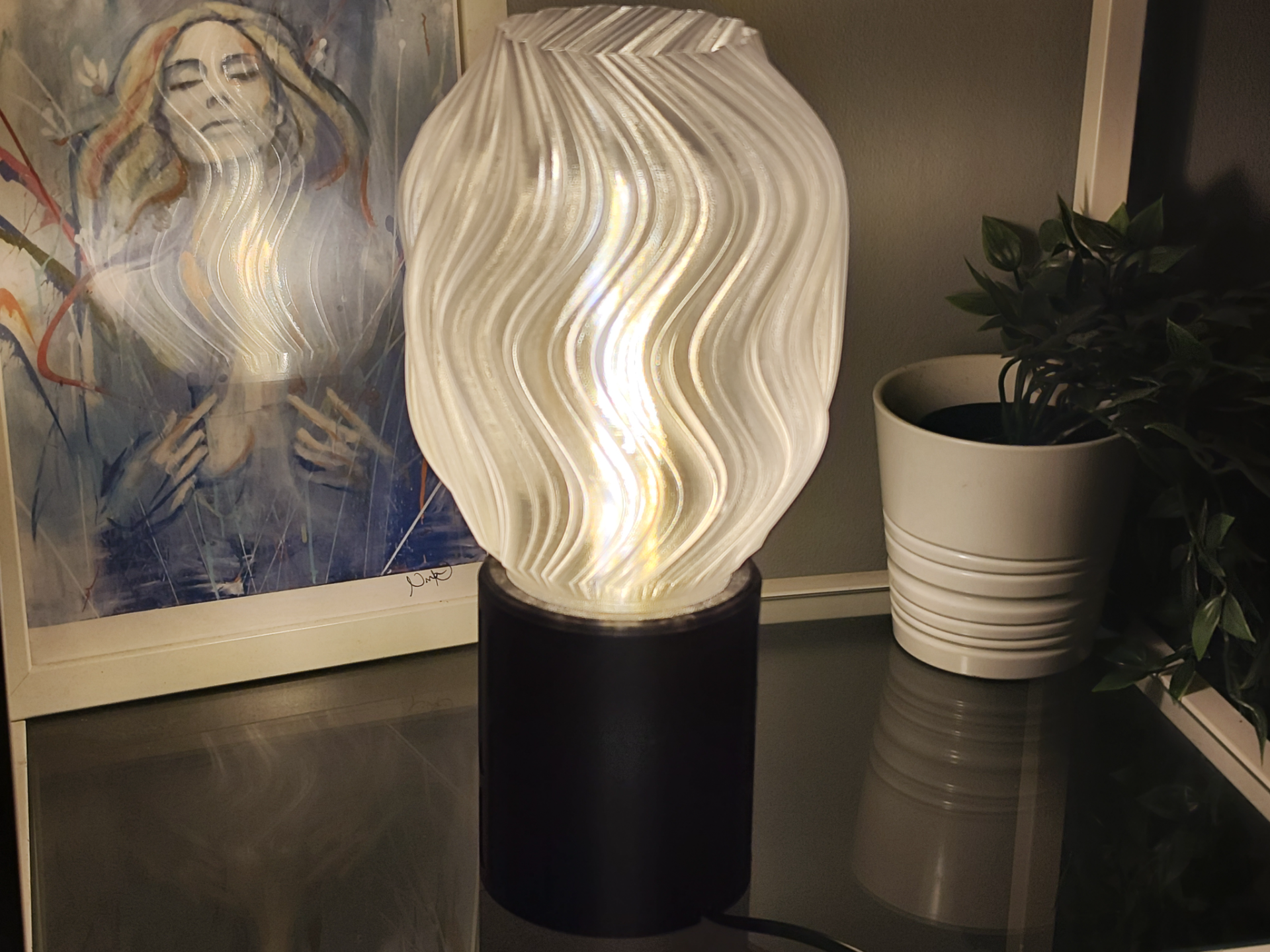 Swirly Lampshade