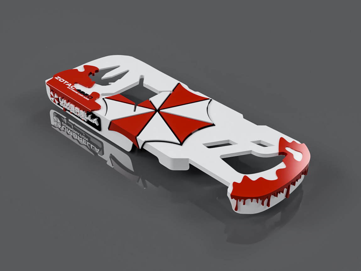 Umbrella Corp backplate Zotac 4080 Extreme AmpAiro