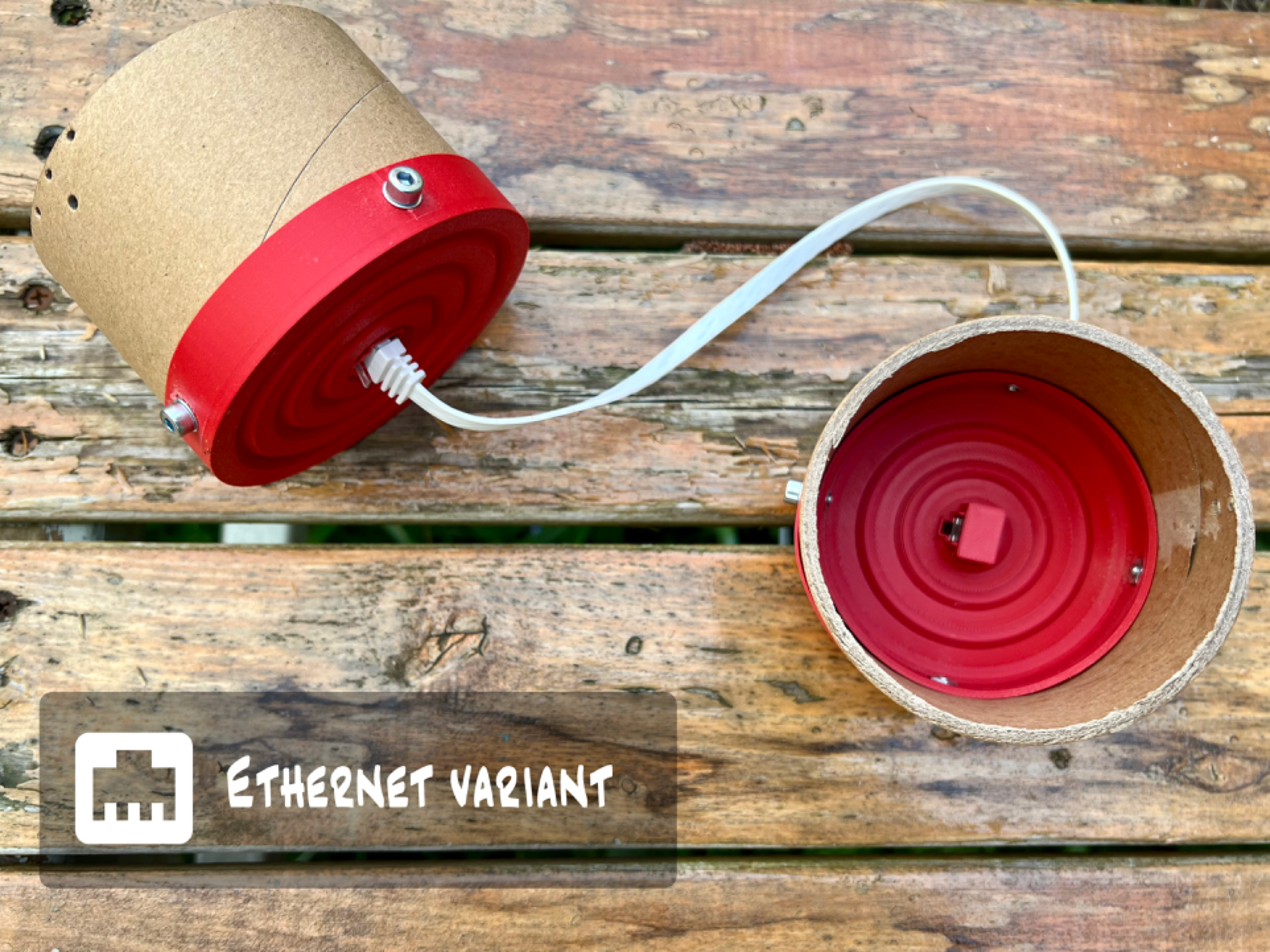 tin can phone with advanced membrane reusing spool