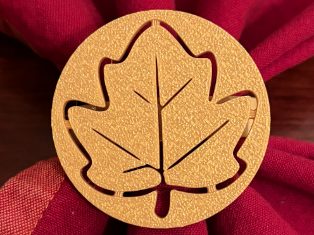Fall Leaf Napkin Ring
