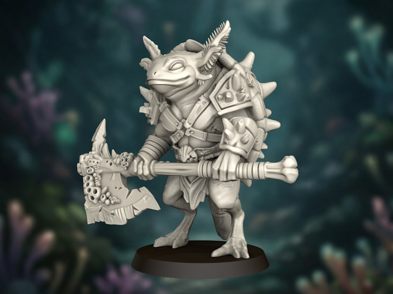 Axolotl Army - Axe bearer