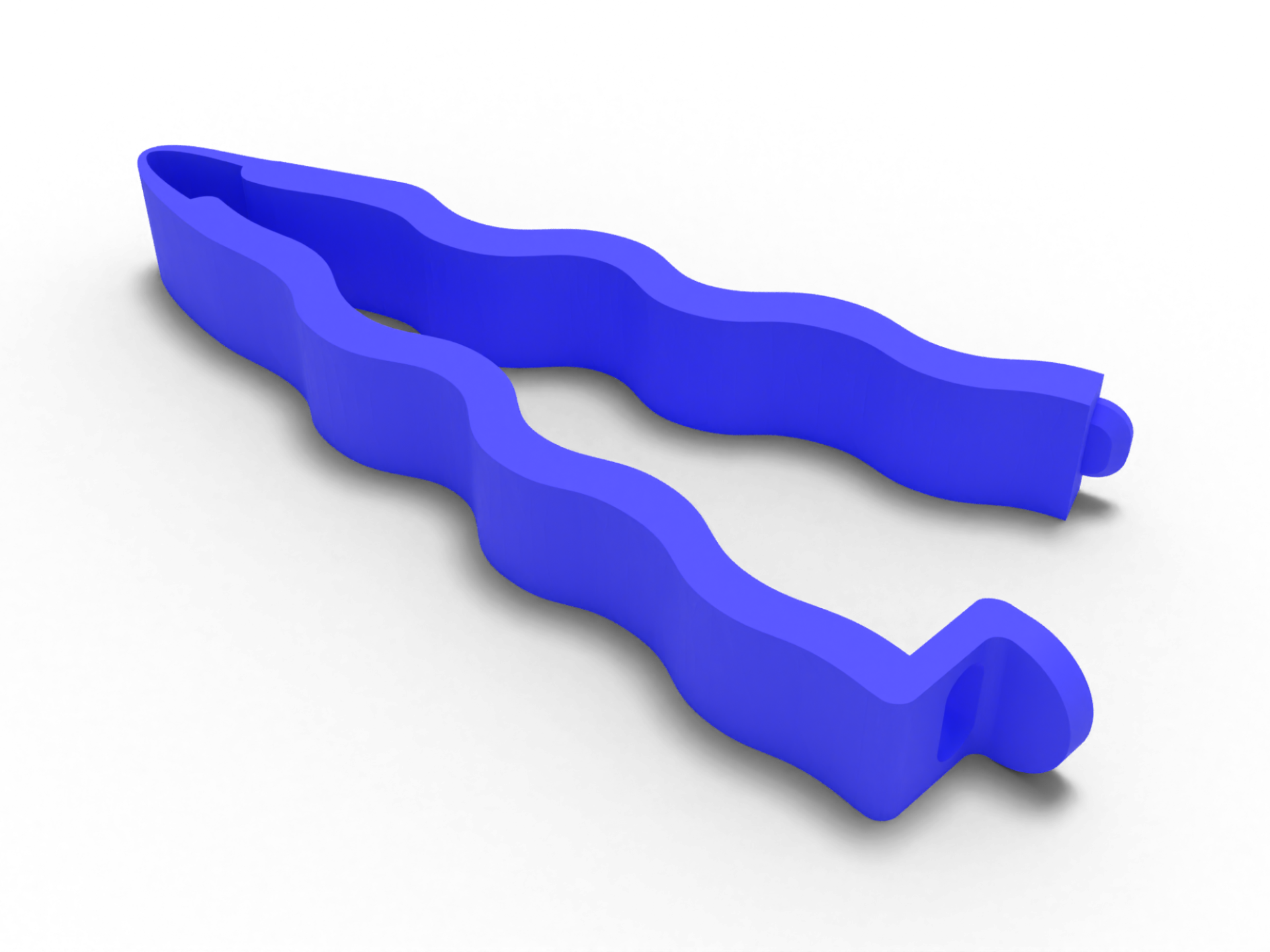 Food Bag Clip Wavy Shape