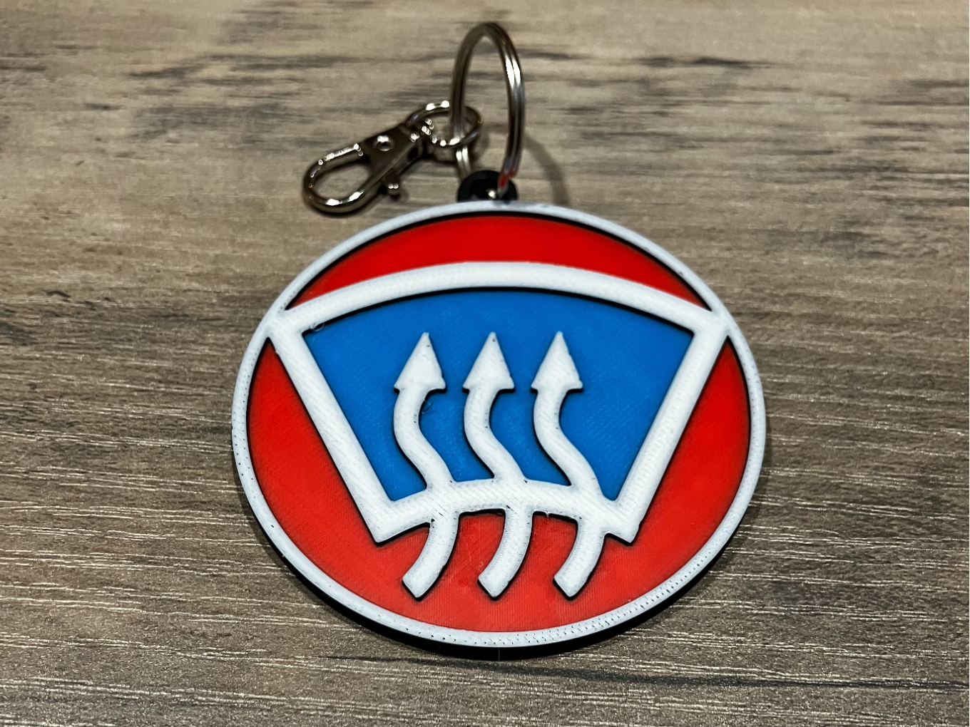 De-Ice Symbol Keychain