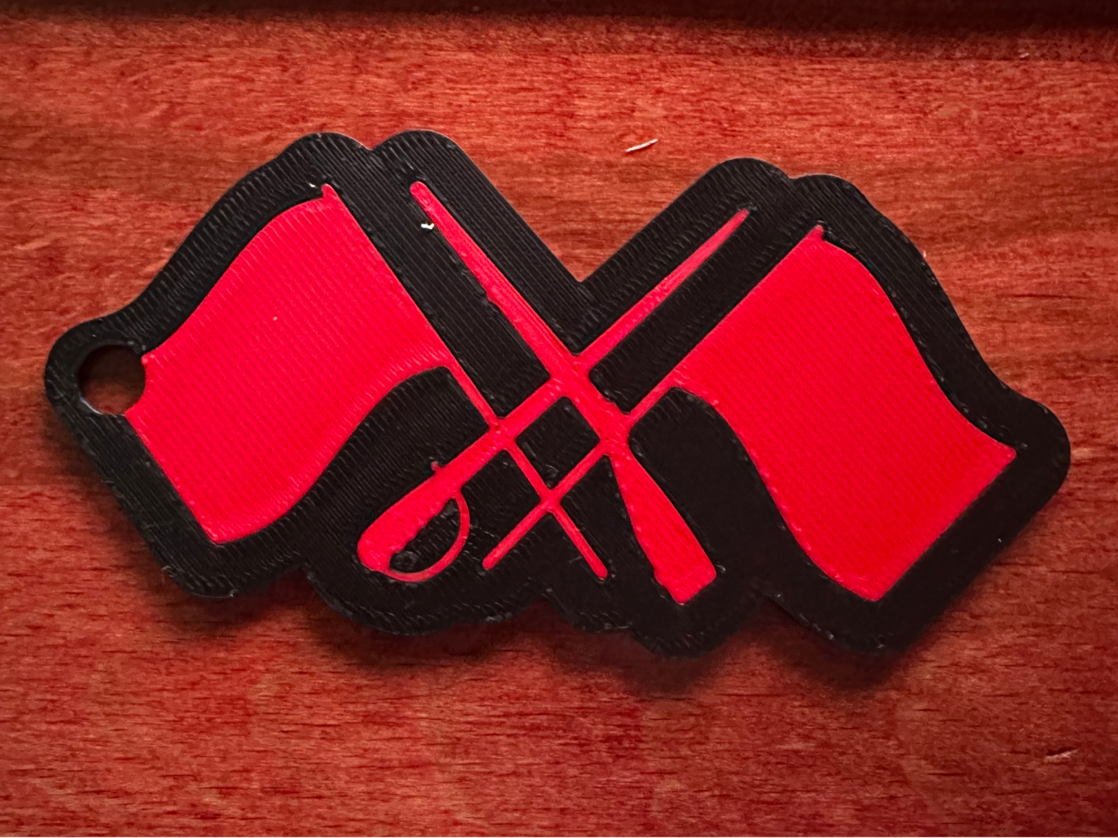 Customizable Winter / Color Guard keychain