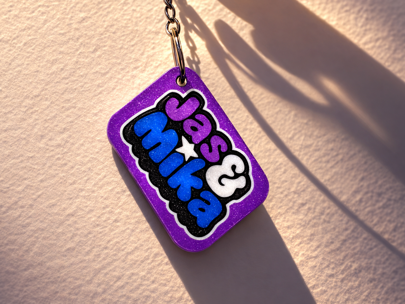 Jas & Mika Keychain