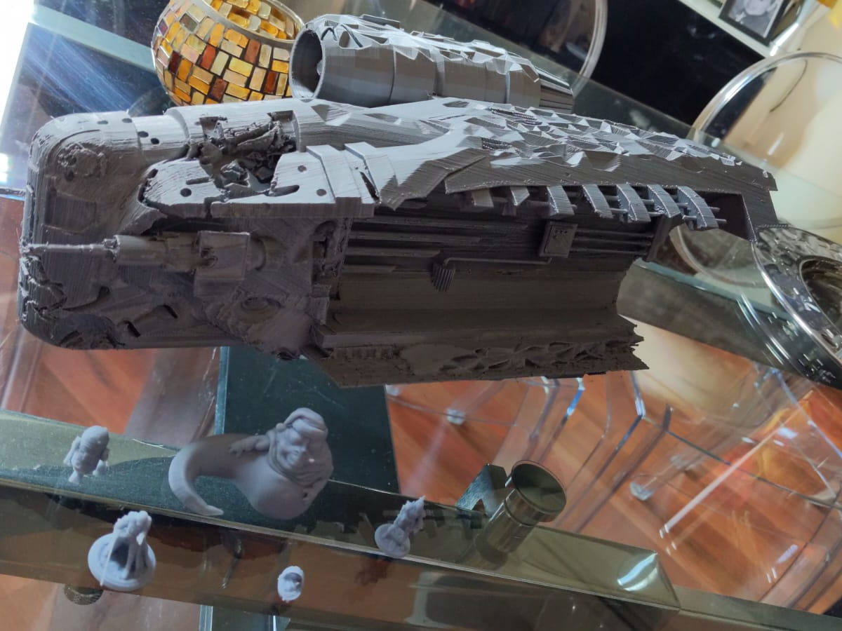 Mandalorian ship - wrecked - razor crest