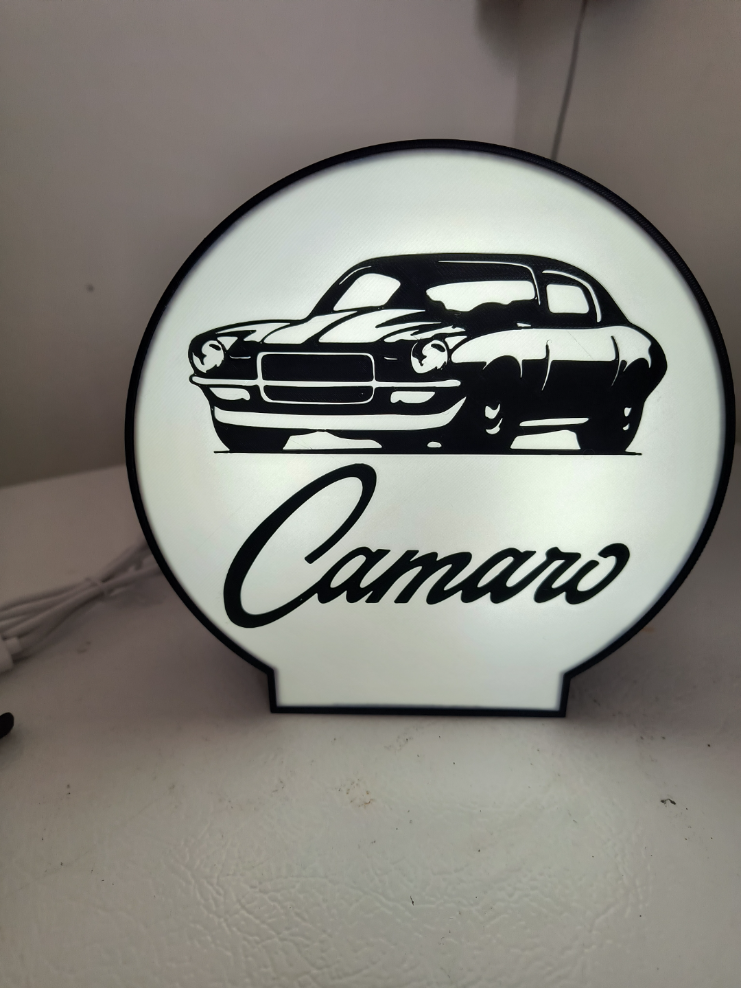 Camaro vintage lightbox