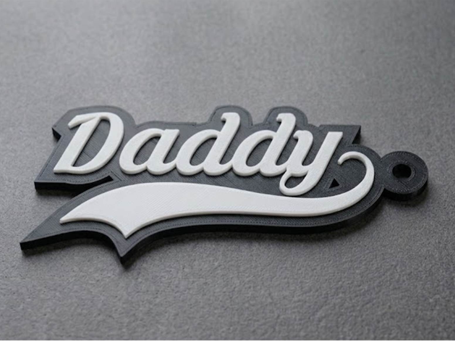 Baseball Daddy keychain - No ams