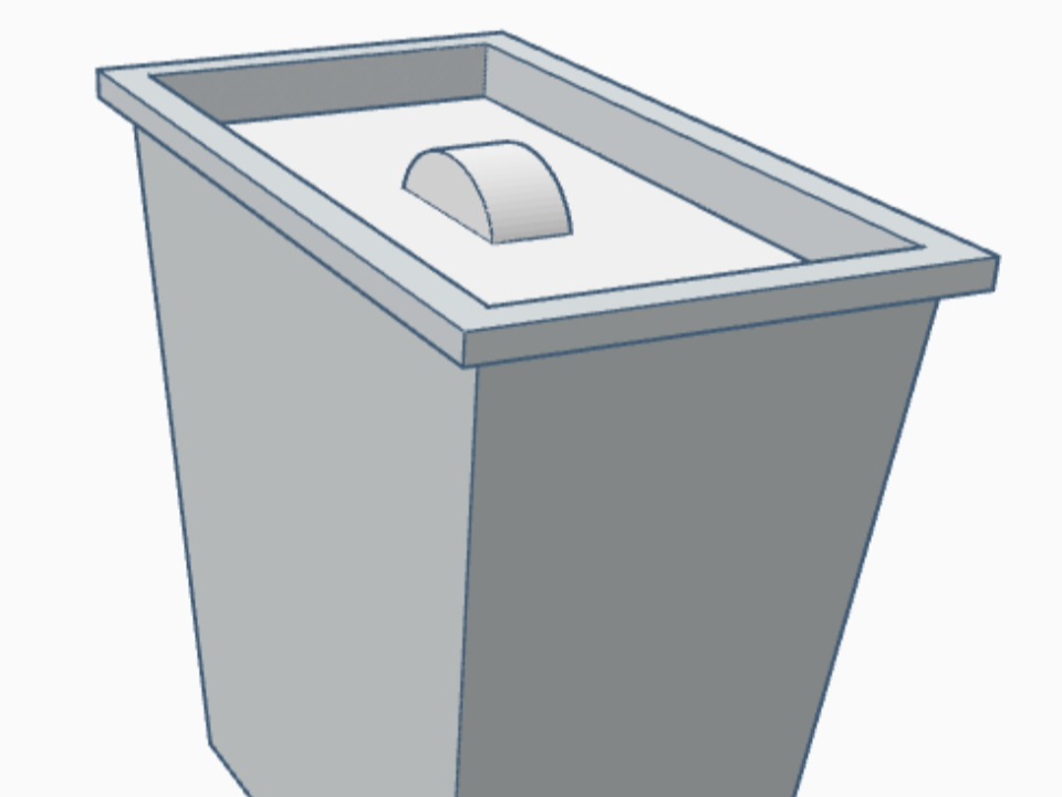 Box with double bottom