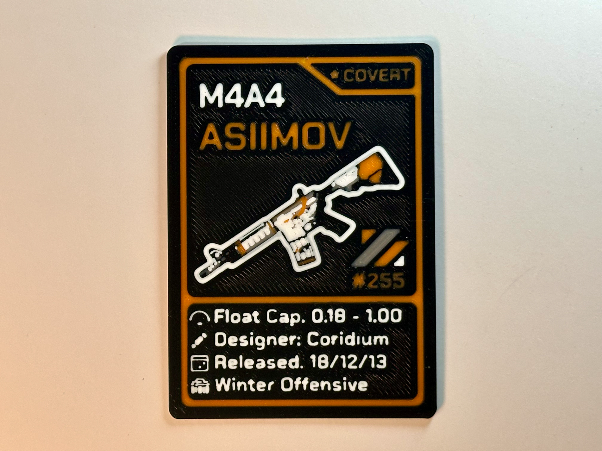CS2 - Carte M4A4 Asiimov AMS
