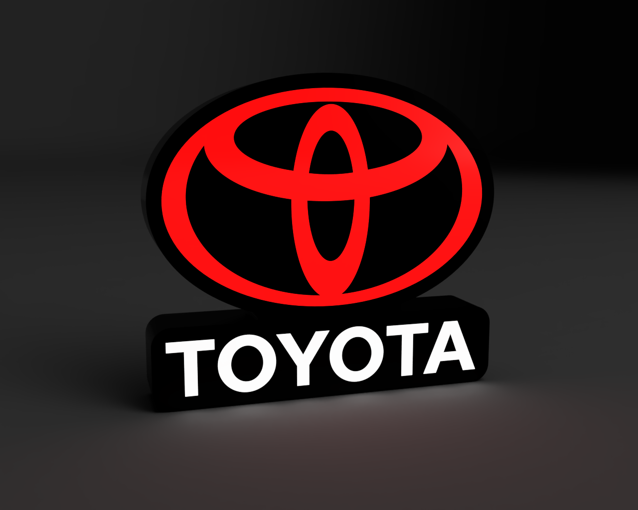 Toyota Logo Lightbox | LED Lamp