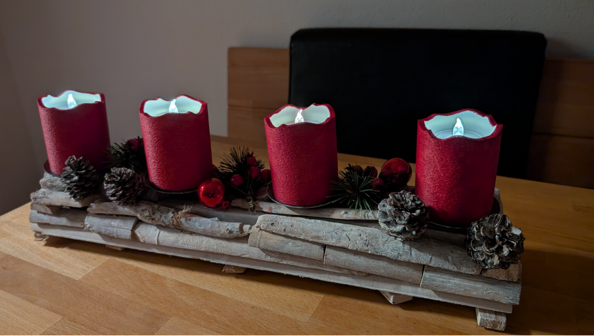 Kerze Adventkranz
