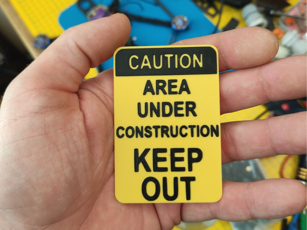 Area under construction