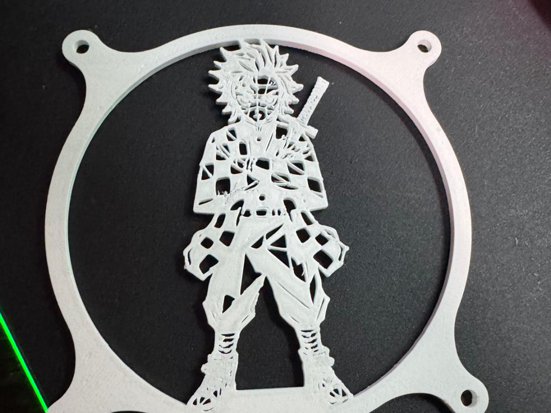 Geometric demon slayer Fan Grille  PC fan 120MM