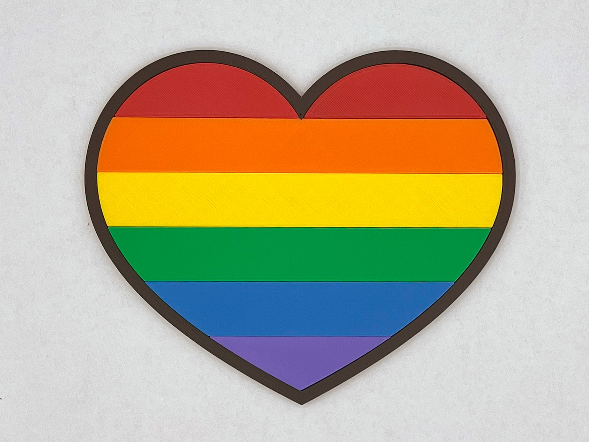 Pride Rainbow Heart LGBTQIA+