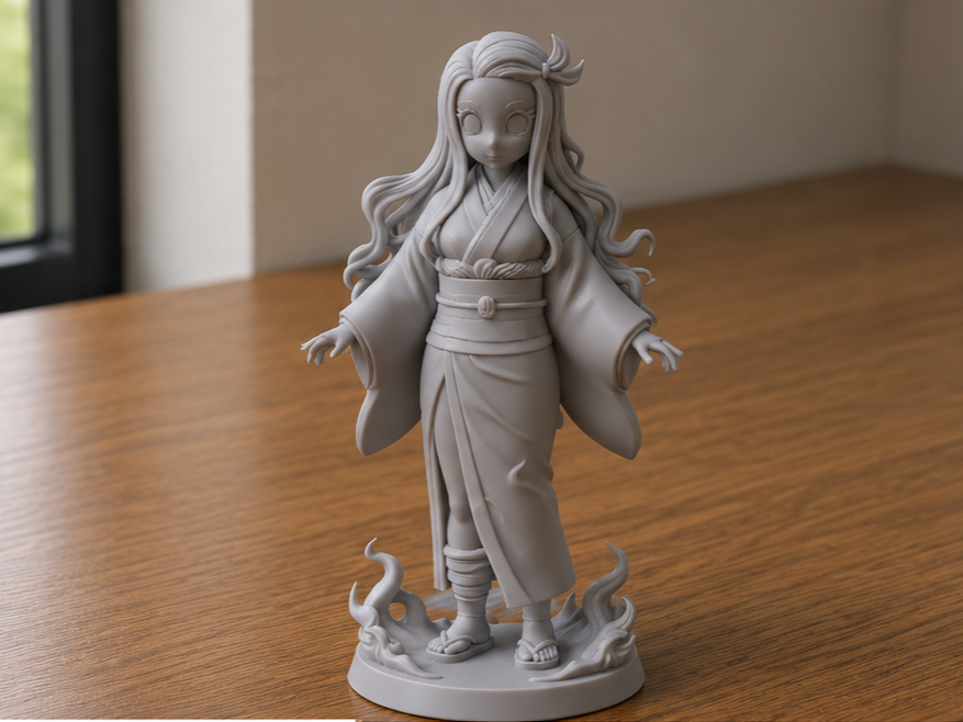 Nezuko Kamado Inspired Chibi Figure | Demon Slayer