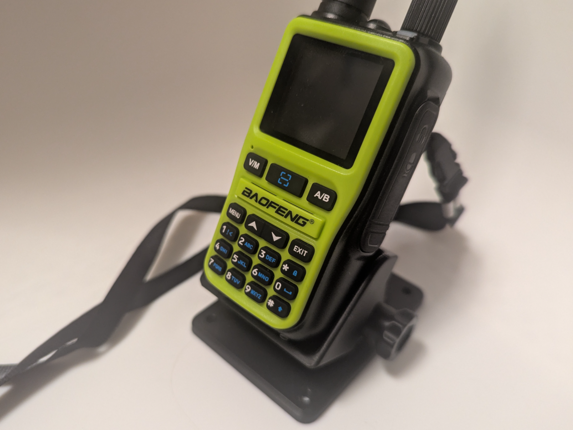 Baofeng UV-5R Mini desk stand, adjustable