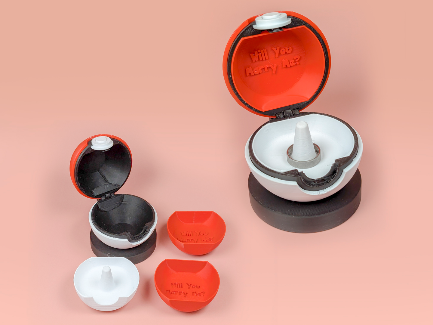Pokeball Insert - Ring Holder