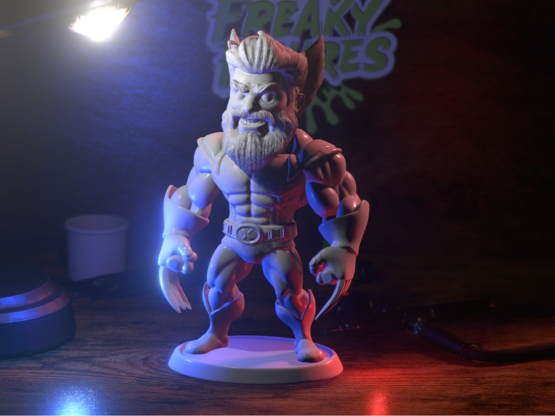 Fanart Wolverine Caricature 1/6 scale & 1/10