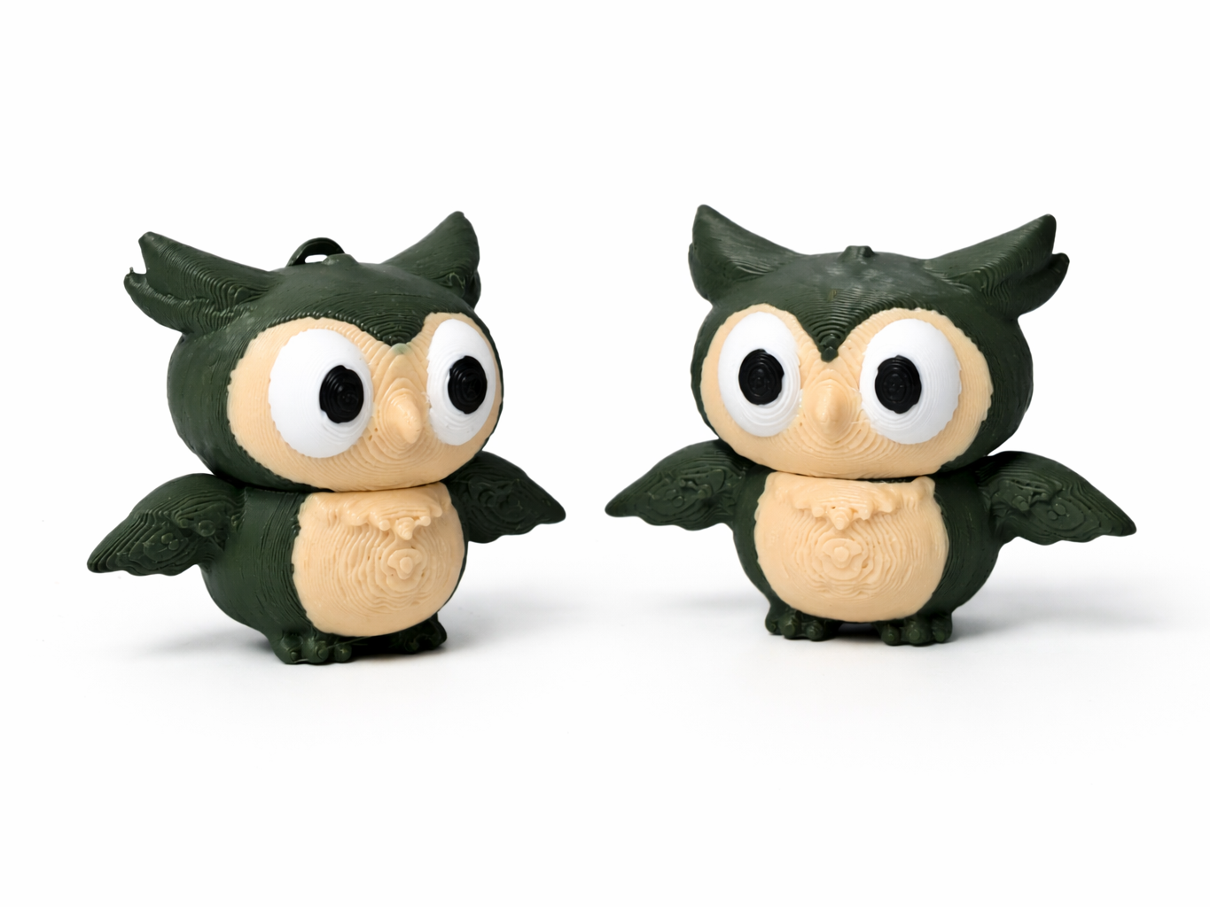 Fantasy Articulated Owl Keychain