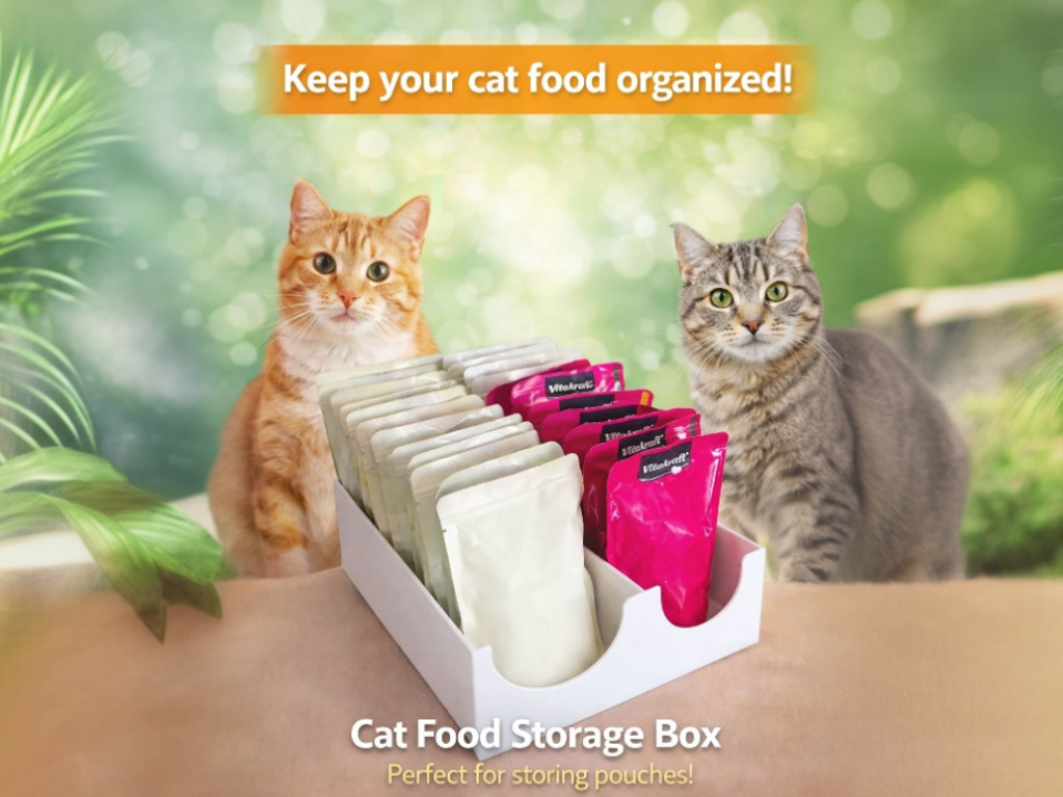Aufbewahrungsbox für Katzenfutter - Nassfutter